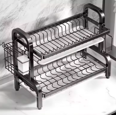 Secador Escurridor de Platos 2 Niveles | Organización Eficiente para tu Cocina